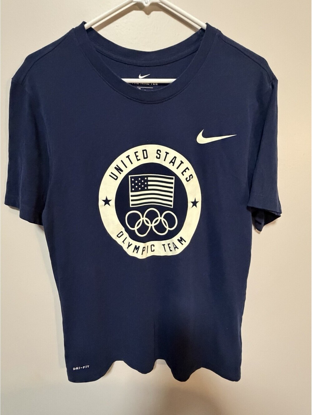 NIKE Dri-Fit T-Shirt United States Olympic Team Short Sleeve Men's Size Medium